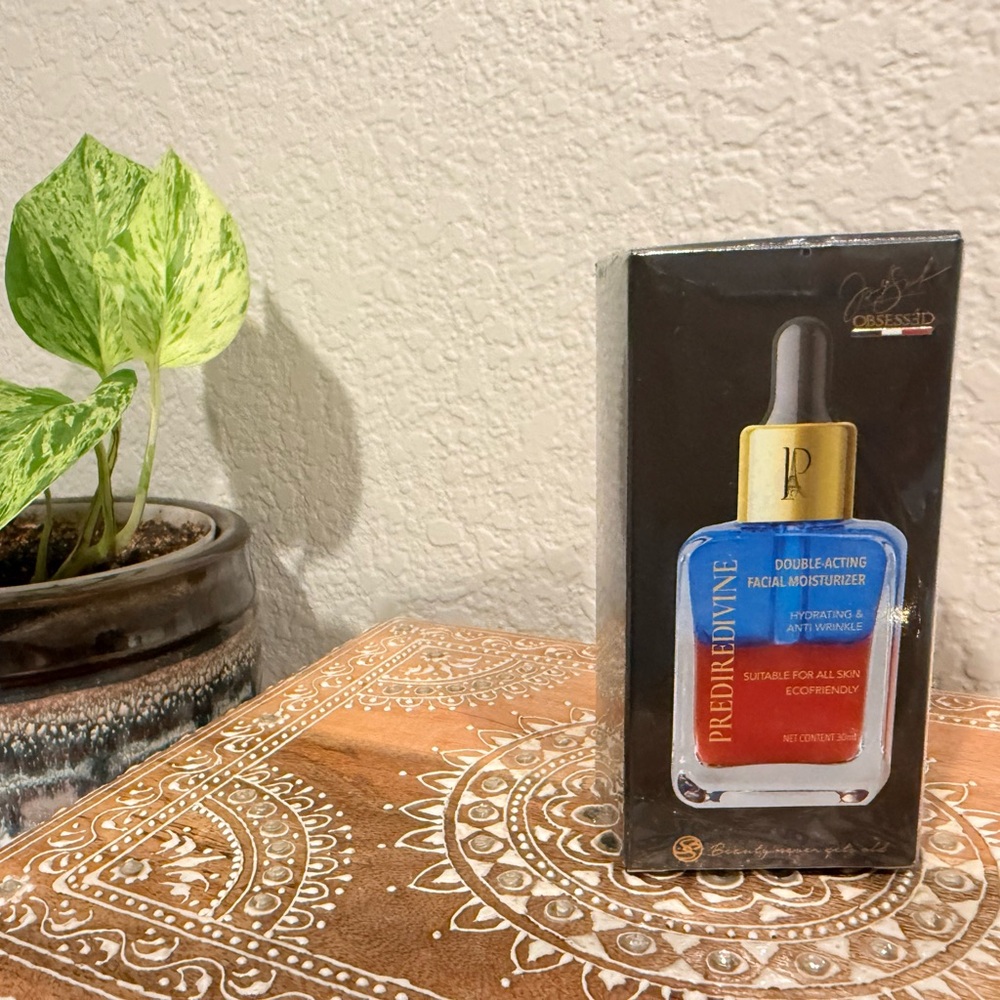 Pride Divine Double-Acting Facial Moisturizer - Blue and Red peptide $400 Msrp